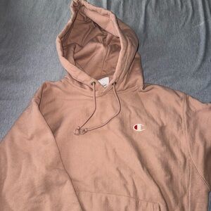 Urban Outfitters AUTHENTIC Champion Pink Champagne Reverse Weave Hoodie